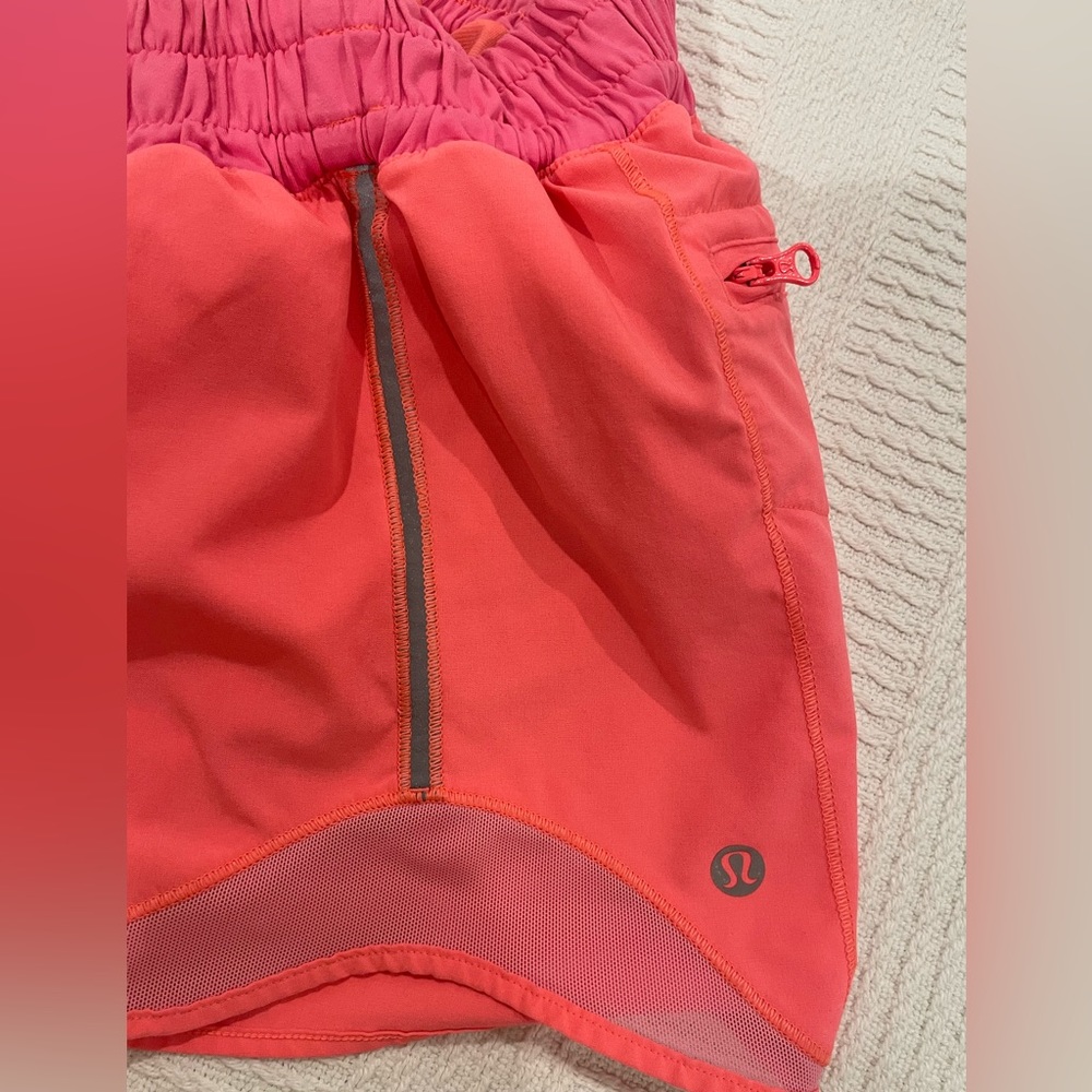 Lululemon pink shorts